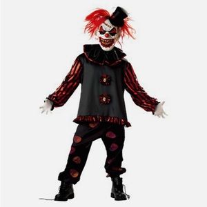 Sprit Halloween carver the clown costume for 12-14 YO
